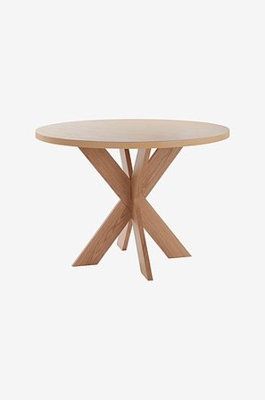 Jotex - Matbord ø 100 Cm Ekfaner - MDF Ekfanér LUGNVIK - Köp Matbord hos Jotex