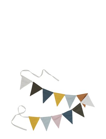 Fabelab Garland- Blue Mix - Multi/patterned - 150CM