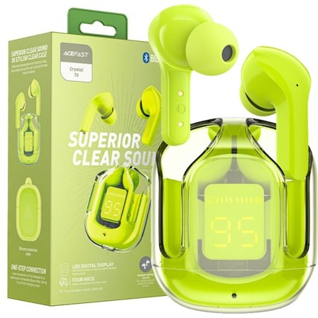 ACEFAST TRÅDLØSE TWS BLUETOOTH HOVEDTELEFONER GRØNNE