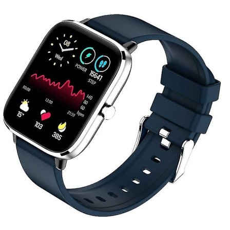 Chronus Smart Watch Fitness Tracker For Android And Ios Phones With Calling, 1.69 Inch Hd Touch Screen Smart Watch With Activity Recording/musicblue