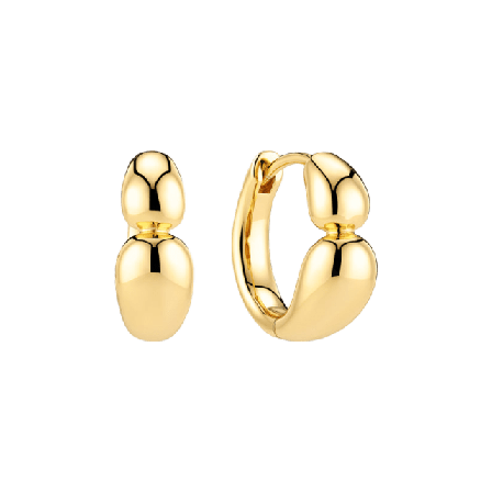 Sif Jakobs Jewellery Goccia Creolo Piccolo Pianura Earrings Örhängen Dam SMALL