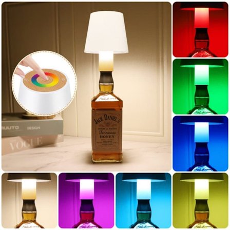 LED bordlampe trådløs genopladelig natlampe RGB dæmpbar med touch IP54 til hjemmet_TF_TF