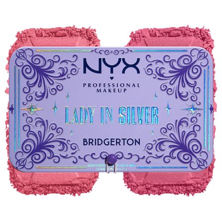 Nyx Professional MakeUp Bridgerton Royal Blush Duo 02 Lady in Silver 1pz - Palette viso