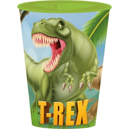 Plastmugg med Dinosaur T-Rex, 260 ml