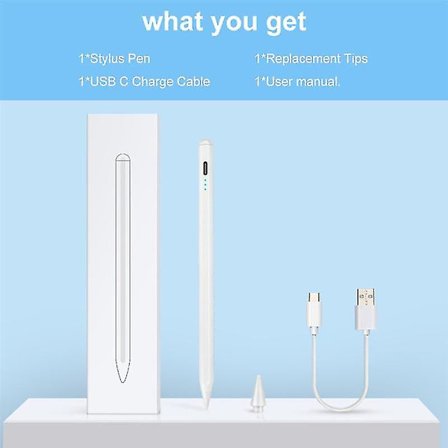 Pekstift för Pencil 2 Touchpenna för iPad Kapacitiv Penna för Ritning iPad Pro 11 12.9 Air 3 4:e 20