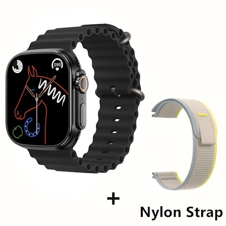 Watch 8 Ultra Smartwatch För Man Kvinna Fitness NFC Original 1:1 IWO Serie 8 BT Samtal Smartklockor För Apple Android Telefon