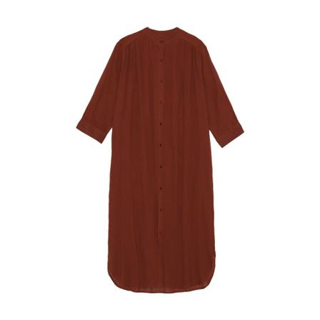 Moshi Moshi Mind, Laurella Shirtdress Gauze Bruin, Dames, Maat:ONE Size,print