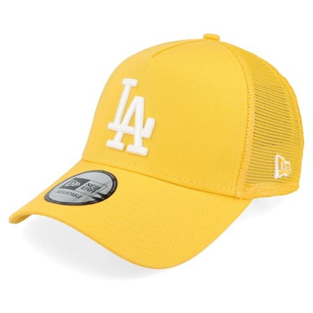 New Era - MLB Žlutá trucker Kšiltovka - Los Angeles Dodgers League Essential Yellow/White A-Frame Trucker @ Hatstore
