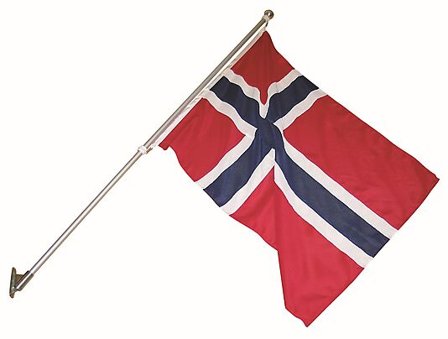 BALKONGFLAGG 150CM M/HOLDER