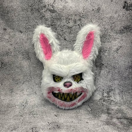 Halloween Horror Plysmaske Party Dekoration Kanin
