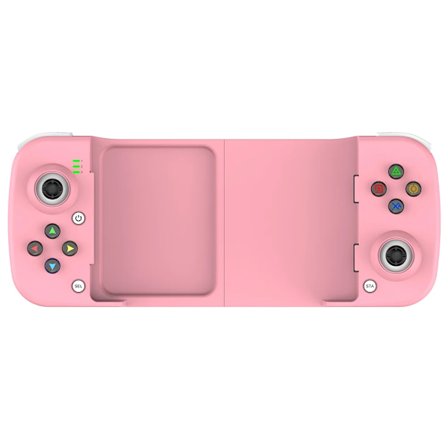 Pinkki D3 3D -mobiilipeliohjain Bluetooth 5.0 -joystick, yhteensopiva iPhone/iOS/Android-laitteiden kanssa PUBG:lle, laajennettava peliohjain 