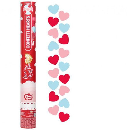 Konfettikanon "Love Is In The Air" 40 cm