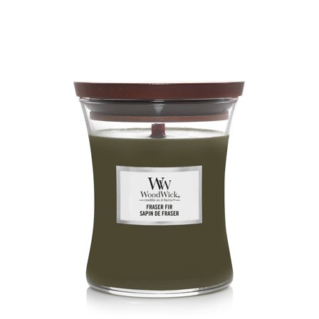 Woodwick Hourglass Candles Fraser Fir 275g - Candela Profumata