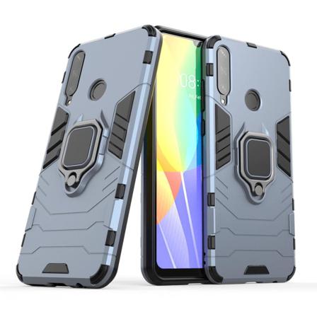 Rugged Kickstand Skal Till Huawei Y6p - Blå