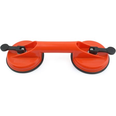 1x sugekophåndtag, 60 kg sugekopløftekapacitet, dobbelt