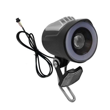 QD228 Elcykel-strålkastare Ebike Framlampa E-cykel Hornlampa Elsparkcykel Hornlampa