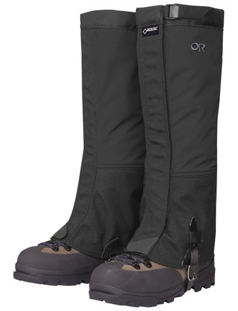 Outdoor Research W Crocodile Gaiters - Black - S