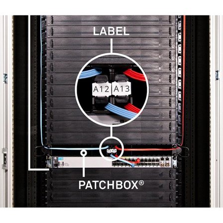 PATCHBOX ID Labels - kabelidentifiseringsetiketter