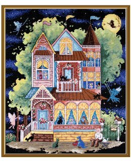 Stickpackung Bild Spukhaus