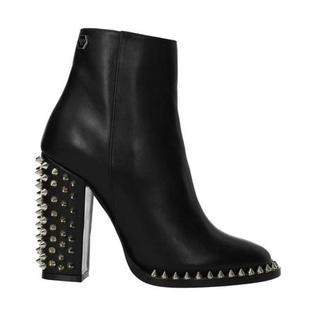 Philipp Plein Ankle Laarzen , Zwart , Dames , Maat: 38 EU High heels