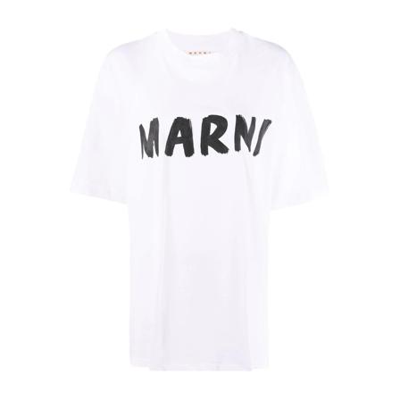 Marni, T-Shirts Wit, Dames, Maat:XS
