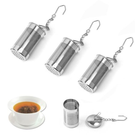 1st Te Infuser För Kryddpåsar Rostfritt Stål Te Sil Infusor