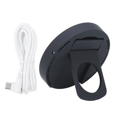 för Magsafe Laddare Ställ 15W Snabbladdning Magnetisk Trådlös Laddare Ställ för MacBook Pro för IPhone 12 13 14 Svart