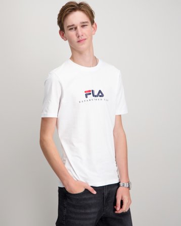 Fila CARISIO regular logo t-shirt Blanc T-shirts Garçon - Kids Brand Store