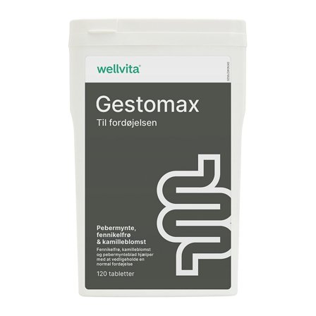 Wellvita Gestomax 120 tabl, Helse & Madvarer, Kosttilskud, Fordøjelse & Fibre