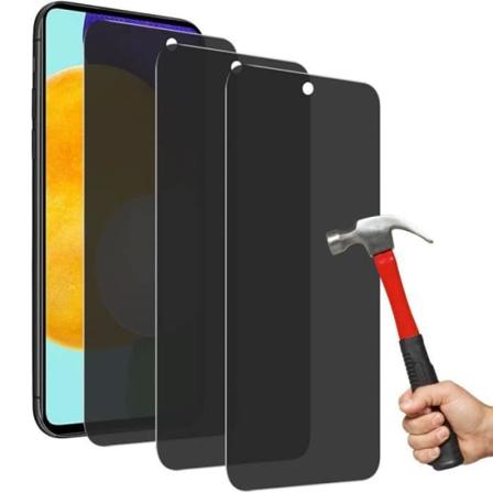3 stykker anti-spion hærdet glas til Samsung Galaxy A13 5G skærmbeskytter Svart