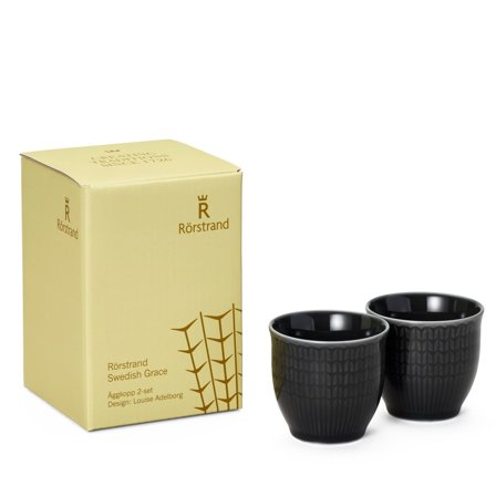 Rörstrand Swedish Grace æggebæger, sten, 2 stk. | KitchenOne