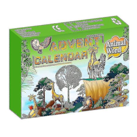 Jule Nedtælling Dyr Overraskelsesboks 2025 Julekalender Børnegave @bugu