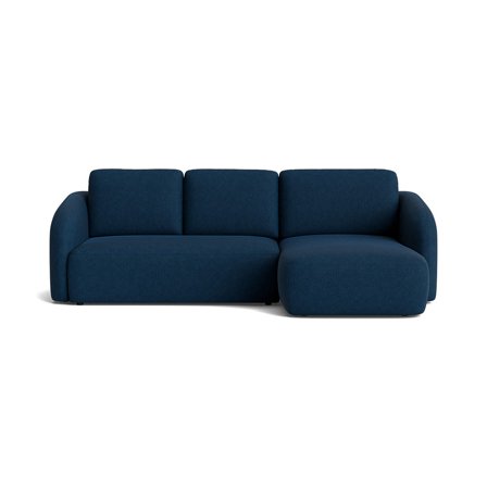 Savona chaiselong sovesofa, højrevendt | opbevaring - Aragon Blå - 270x154x94 - Sofa, sovesofa, chaiselong