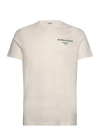 Borg Essential 1 T-Shirt Sport Men Men Sports Clothes Sport Tops Sport T-shirts Beige Björn Borg