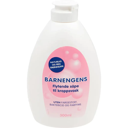 Barnengens flytende såpe