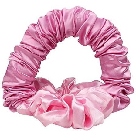 (Pink Farve) Blød og Varmefri Hovedbøjle til Krølning af Langt Bølget Hår