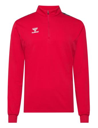 Hmlauthentic Half Zip Sweat Sport Men Sport Clothing Sport Sweat-shirts & Hoodies Sport Sweat-shirts Red Hummel
