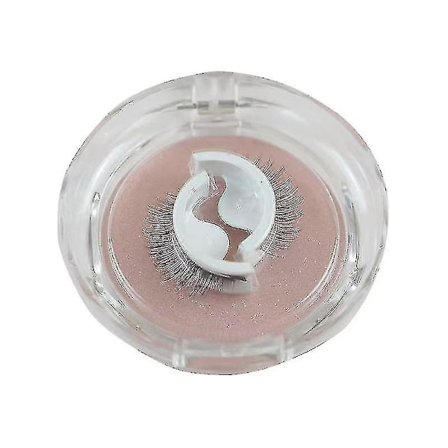 Återanvändbara självhäftande ögonfransar med naturlig look tvättbara limfria vattentäta