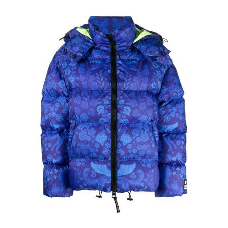 Etro, Stockton Padded Jacket Blauw, Dames, Maat:S
