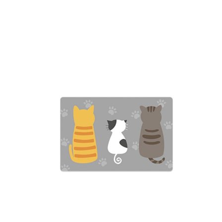 50*80cm katt-rygg badrumsmatta, halkfri och absorberande