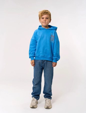 The New Tnpatrick Os Hoodie - Blue - 134/140
