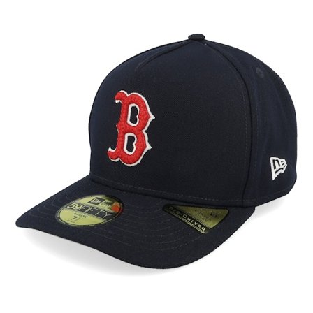 New Era - Blu fitted Cappellino - Script Safety Pin A-Frame Fitted @ Hatstore