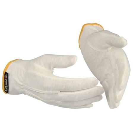 Guide Gloves 549 Puuvillakäsineet puuvilla, ohut, PVC-nypyt 8, Vaatteet
