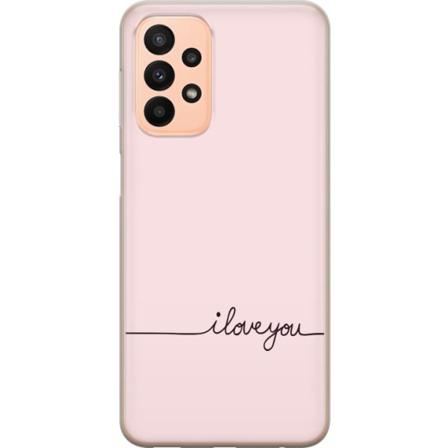 Samsung Galaxy A23 Gennemsigtig cover Jeg Elsker Dig