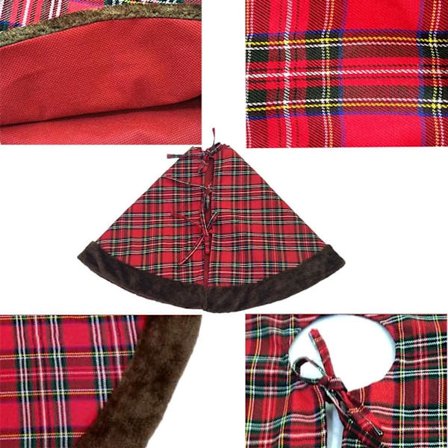 112 cm Juletre Plysj Stein Ornamenter Snømann Julenisse Reinsdyr Dekorasjon for Hjem Julebord Dekor