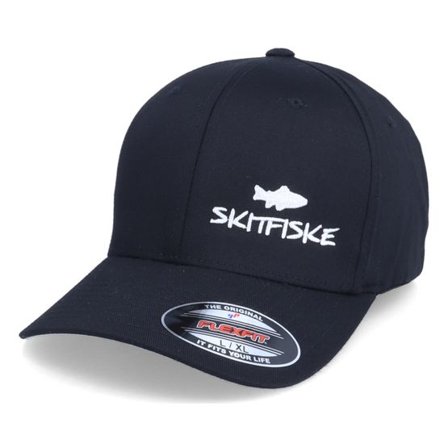 Skillfish - Svart flexfit Keps - Skitfiske Black Flexfit @ Hatstore