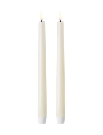 UYUNI Lighting Pillar Led Candle - White - H25CM