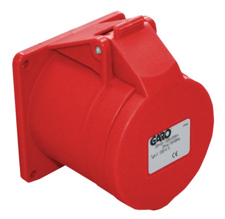 Garo UI 432-11 S Paneluttak IP44, 5-polet, 32 A Rød, 11 h, Stikkontakter & kabler