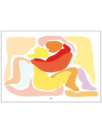 Play-01 Patterned Poster & Frame