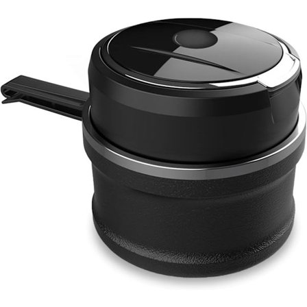 Bil søppelbøtte, Lett å rengjøre Avtakbar bil søppelbøtte med LED-lys